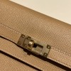 0M/Chai X9 Gold Hardware   Full Handmade Kelly Wallet Long To Go   epsom  