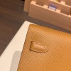 2S/Sesame Gold Hardware  Full Handmade Kelly Wallet Long To Go   epsom  
