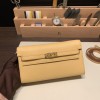1S Foin  Gold Hardware  Full Handmade Kelly Wallet Long To Go   epsom  