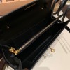  touch  89/Black (Noir)  Gold Hardware  Full Handmade Kelly Wallet Long To Go   epsom  