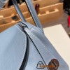 Hermes Lindy 26cm evercolor J7 /Blue Lin Silver Hardware   lindy26-002