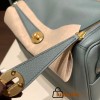 Hermes Lindy 26cm evercolor 63 /Vert Amande Silver Hardware lindy26-003