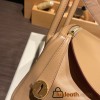 Hermes Lindy 26cm swift 0M/Chai & X9 /Mauve Sylvestre Gold Hardware lindy26-006