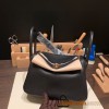 Hermes Lindy 26cm Clemence 89/ Black (Noir) Gold Hardware lindy26-012
