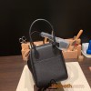 Hermes Lindy 26cm Clemence 89/ Black (Noir) Gold Hardware lindy26-012