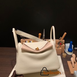 Hermes stock 30cm Lindy Clemence I2 / Nata Gold Hardware
