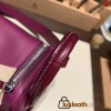Hermes Mini Lindy touch P9 / Anemone Silver Hardware 005