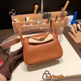 Hermes Mini Lindy touch 37 / Gold Gold Hardware 006