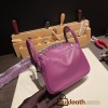Hermes Mini Lindy swift P9 /Anemone Gold Hardware 008