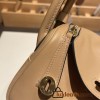 Hermes Mini Lindy swift 0M/Chai& X9 /Mauve Sylvestre Gold Hardware 009