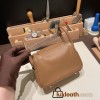 Hermes Mini Lindy 3G/ Alezan& 4B /Biscuit Gold Hardware 020