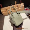 Hermes Mini Lindy Clemence Q1 /Sauge Silver Hardware 042