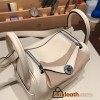 Hermes Mini Lindy Clemence I2 /Nata Silver Hardware 051