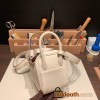 Hermes Mini Lindy Clemence I2 /Nata Silver Hardware 051