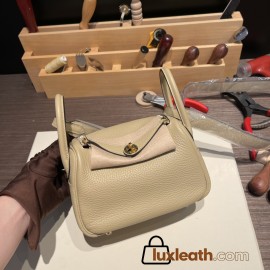 Hermes Mini Lindy Clemence S2/ Trench Gold Hardware 058