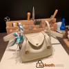 Hermes Mini Lindy Clemence10 / Craie Gold Hardware 068