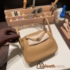 Hermes Mini Lindy Clemence 46 /Ebene Silver Hardware 071