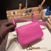 Hermes Mini Lindy Clemence 9I /Magnolia Gold Hardware 074