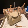 Hermes Mini Lindy Clemence S2/ Trench Gold Hardware 078