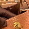 Hermes Mini Lindy Clemence 37/ Gold Gold Hardware 080