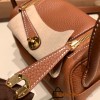 Hermes Mini Lindy Clemence 37/ Gold Gold Hardware 080