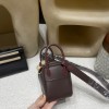 【Hermès Touch Mini Lindy】 0G Rouge Sellier 