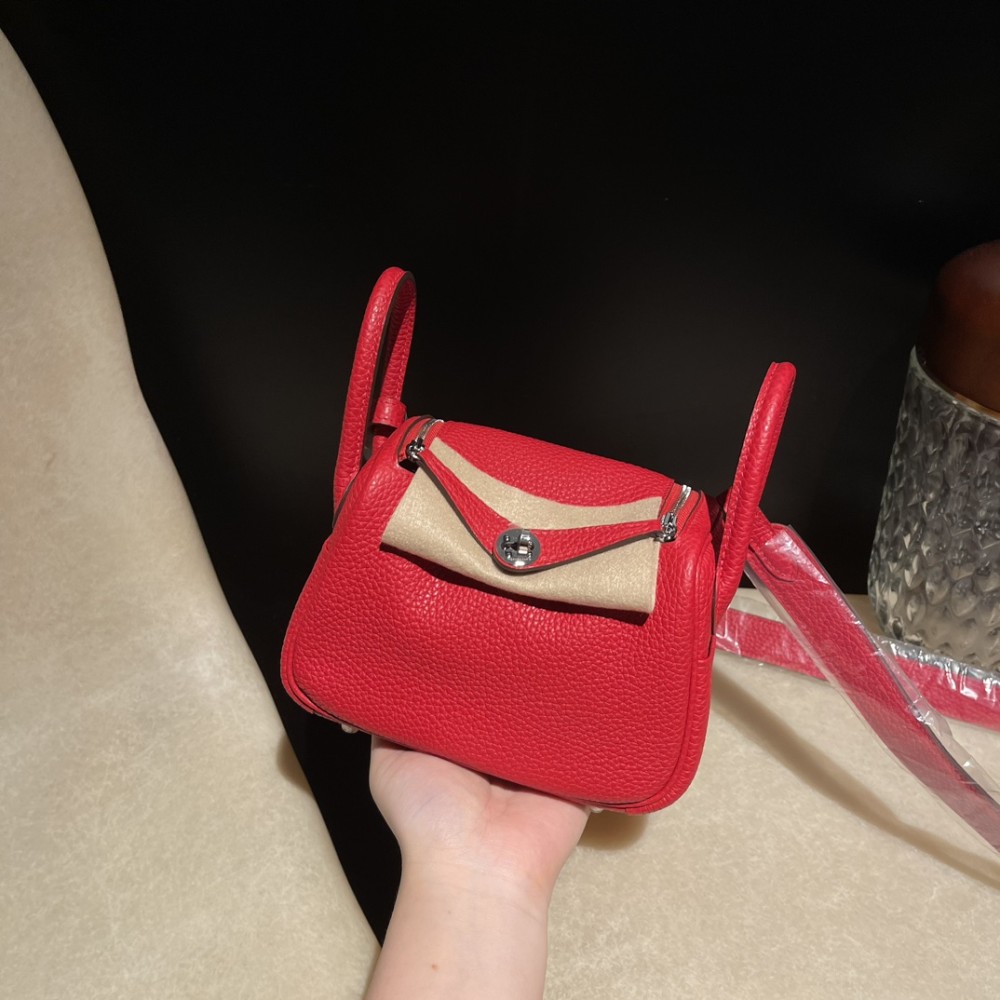 Mini Lindy Clemence（TC）Q5 Rouse Casaque ×  Silver Hardware  