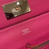 Hermes 29cm kelly 2424 togo & swift L3 / Rose Purple 29cm Silver Hardware Full Handmade