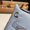Hermes Mini kelly 2424 J7 /Blue Lin evercolor Gold Hardware 21cm Full Handmade