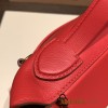 Hermes 21cm Mini kelly 2424 S3/Rouge Cœur evercolor Gold Hardware Full Handmade