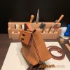 Hermes 21cm Mini kelly 2424 evercolor 37/ Gold Gold Hardware Full Handmade