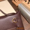 Hermes 21cm Mini kelly 2424 0G /Rouge Sellier& Framboise Gold Hardware Full Handmade