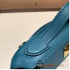 Hermes 21cm Mini kelly 2424 W0 /Vert Bosphore Gold Hardware Full Handmade