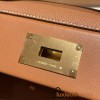 Hermes 21cm Mini kelly 2424 37/Gold Gold Hardware Full Handmade