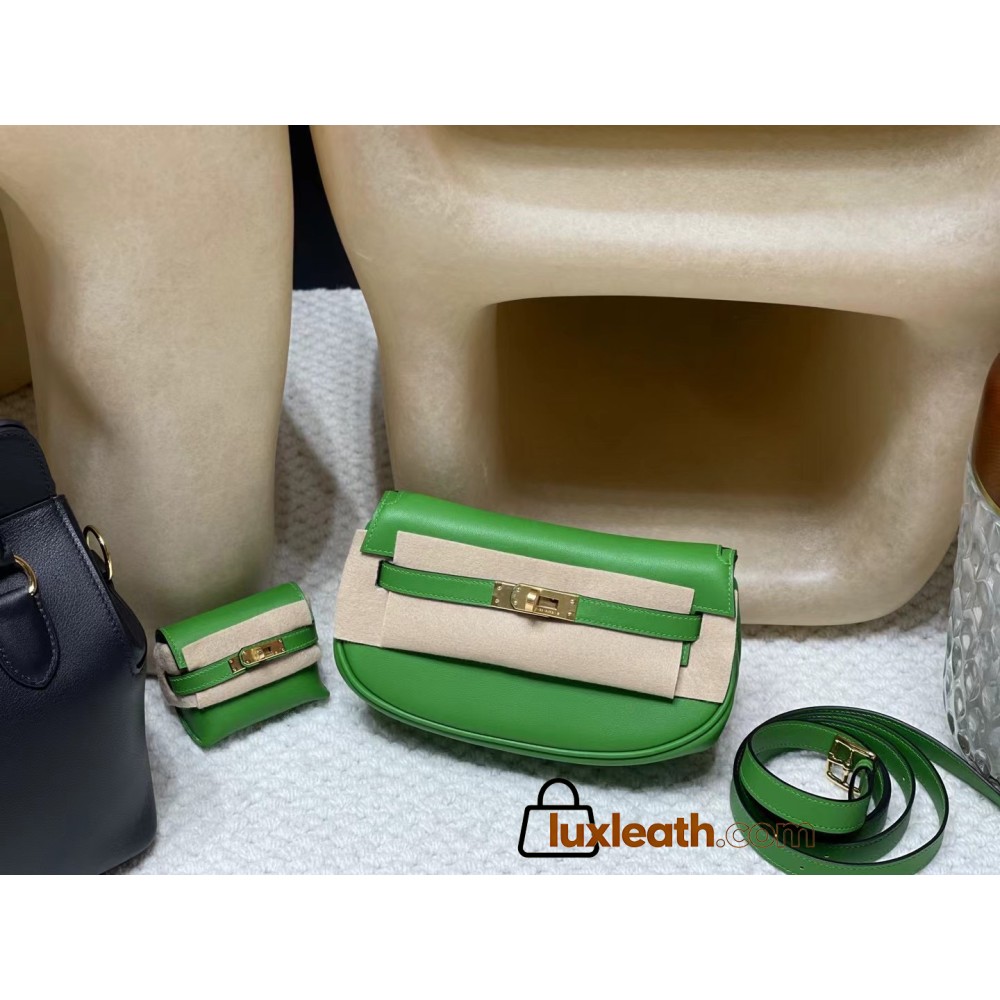 Kelly Moove  A8 Vert Yucca  Gold Hardware  Full Handmade