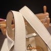 Hermes Picotin  Swift & canvas cargo 18cm I2 /Nata Silver Hardware