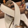 Hermes Picotin cargo Clemence 18cm 10 /Craie Gold Hardware