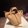 Hermes Picotin Clemence 18cm 0M/Chai Gold Hardware