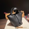 Hermes Picotin Clemence 18cm so black black Hardware