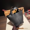 Hermes Picotin Clemence 18cm so black black Hardware