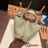 Hermes Picotin Clemence 18cm Q1/ Sauge Gold Hardware