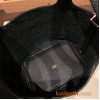 Hermes Picotin Clemence 18cm 89 /Black (Noir) Gold Hardware