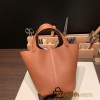 Hermes Picotin Clemence 18cm 37/Gold Gold Hardware
