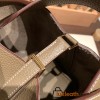 Hermes Picotin Clemence 18cm 18 /Étoupe Grey Silver Hardware