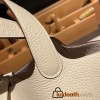 HERMES Picotin Lock 22/MM CLEMENCE I2/Nata Silver Hardware