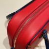 Hermès Plume 21 Evercolor S3/Rouge Cœur X Deep Blue Silver Hardware Plume-012 Fully Hand-Stitched