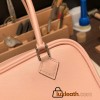 Hermès Plume 21 Evercolor P1/Rose Eglantine Silver Hardware Plume-013 Fully Hand-Stitched