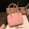 Hermès Plume 21 Evercolor 3Q/Rose Sakura Silver Hardware Plume-014 Fully Hand-Stitched