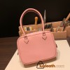 Hermès Plume 21 Evercolor 3Q/Rose Sakura Silver Hardware Plume-014 Fully Hand-Stitched