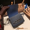 Hermès Roulis 19cm Swift X Suede Silver Hardware Roulis-026 Fully Hand-Stitched